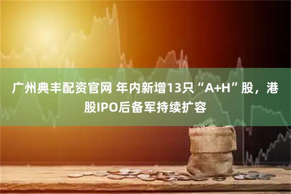 广州典丰配资官网 年内新增13只“A+H”股，港股IPO后备军持续扩容