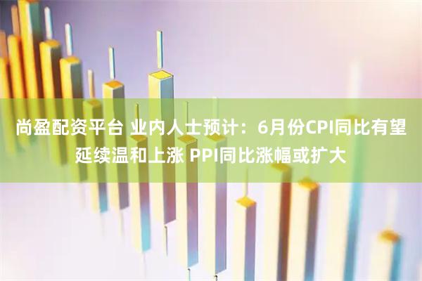 尚盈配资平台 业内人士预计：6月份CPI同比有望延续温和上涨 PPI同比涨幅或扩大